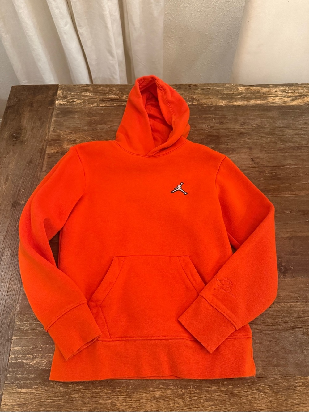Jordan Orange Kids Hoodie with Jumpman Logo